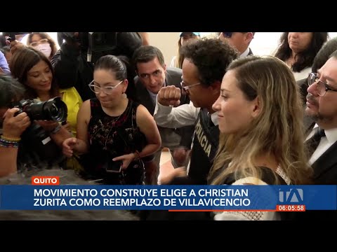 El periodista Christian Zurita reemplazará a Villavicencio en la carrera presidencial