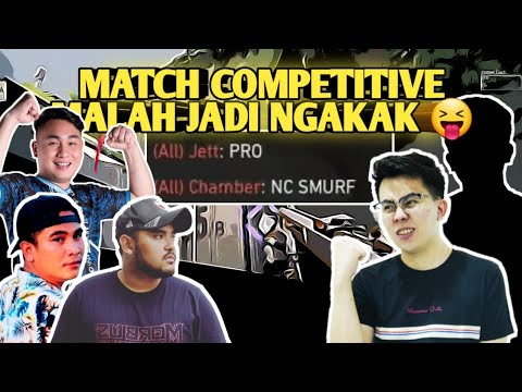 MATCH COMPETITIVE MALAH JADI NGAKAK SAMA MEREKA !! - VALORANT INDONESIA