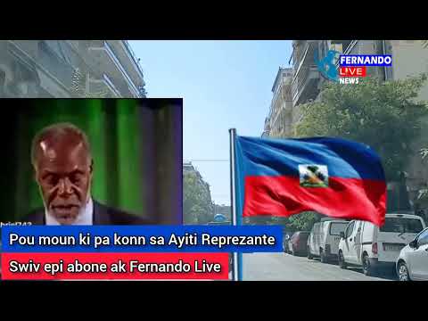 Pou moun ki pa konnen sa Ayiti reprezante... Koute ak Atansyon.