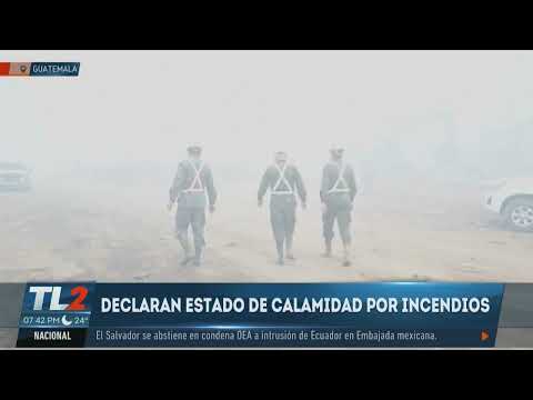 Emergencia en Guatemala por incendios