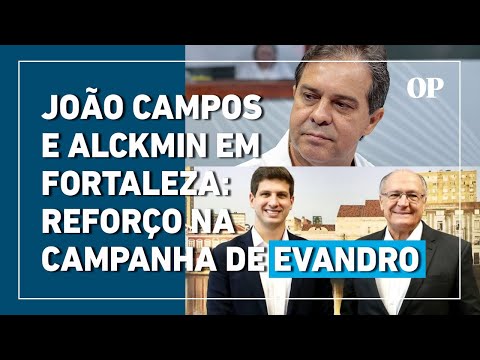 João Campos e Alckmin participarão de ato de campanha com Evandro em Fortaleza