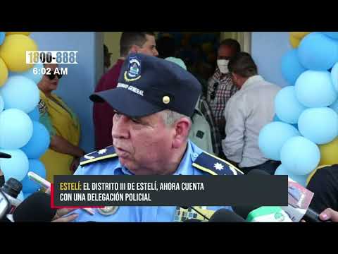 Realizan inauguración de una nueva Delegación Policial en Estelí - Nicaragua