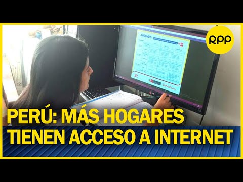OSIPTEL: más de 8 millones de hogares peruanos tienen acceso a internet