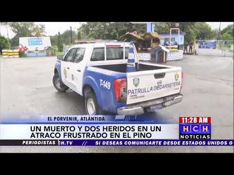 Un muerto y un herido deja intento de asalto en La Ceiba