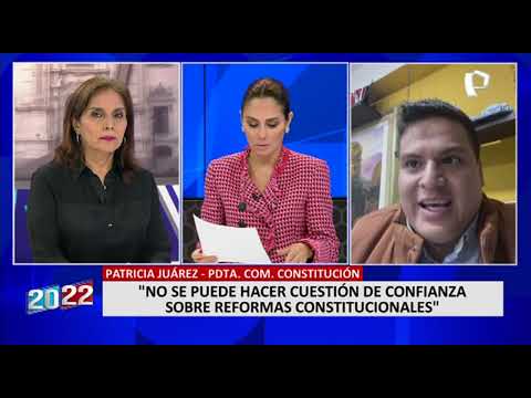 Patricia Juárez: Es necesario intentar nuevamente la vacancia presidencial