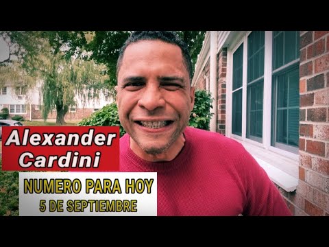 LOS NUMEROS DE HOY 5/09/22 Alexander Cardini NUMEROLOGÍA