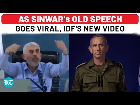 After Sinwar's Old Speech Mocking IDF Goes Viral, Israel Releases New Video Of Hamas Chief | Gaza