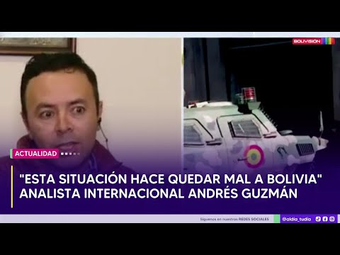 Andrés Guzmán: Esta situación hace quedar mal a Bolivia