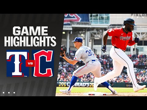 Rangers vs. Guardians Game Highlights (8/25/24) | MLB Highlights