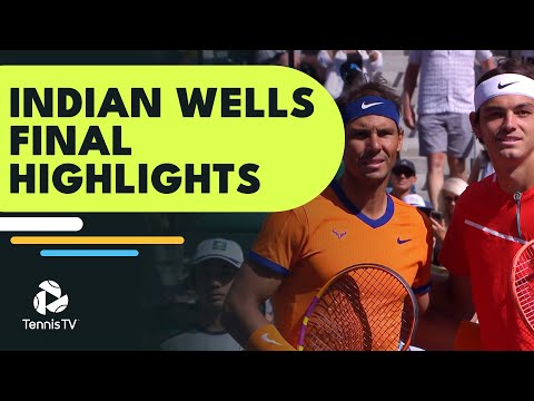 Tennis 🎾 Taylor Fritz and Rafael Nadal Play for the Title | Indian Wells 2022 Final Highlights