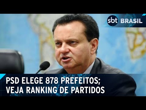 PSD é o partido com mais prefeituras conquistadas no Brasil | SBT Brasil (07/10/24)