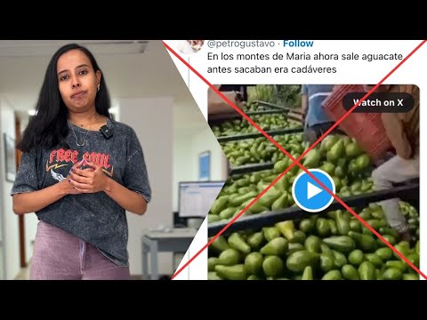 Este video de una cosecha de aguacates se filmó en Brasil, no Colombia #facts