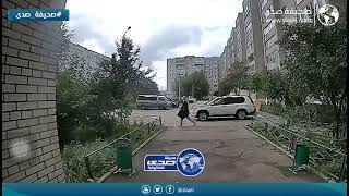 ردة فعل اوكرانية بعد سقوط مقذوف عسكري