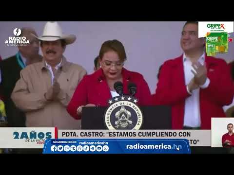 Discurso presidenta Castro - Dos años de gobierno / Radio América