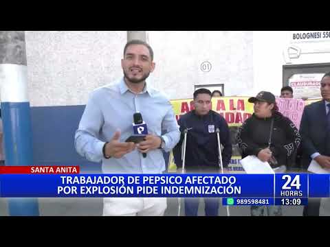 Plantón en Santa Anita: trabajadores afectados piden justicia tras explosión en fábrica Pepsico