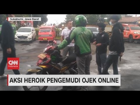 Aksi Heroik Pengemudi Ojek Online Gagalkan Curanmor