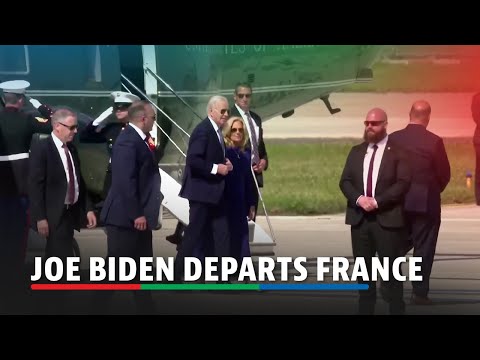 U.S. President Joe Biden departs France | ABS-CBN News