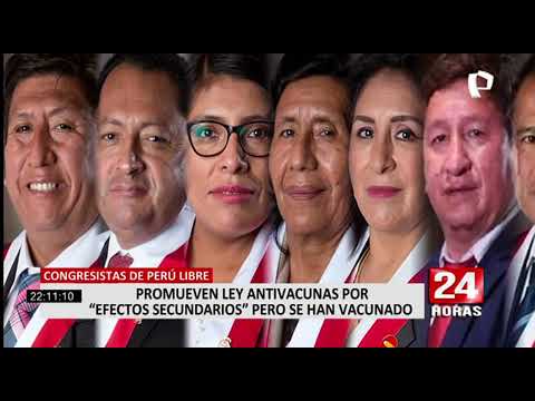 ¡Insólito! Congresistas de Perú Libre que apoyan proyecto antivacunas ya se vacunaron