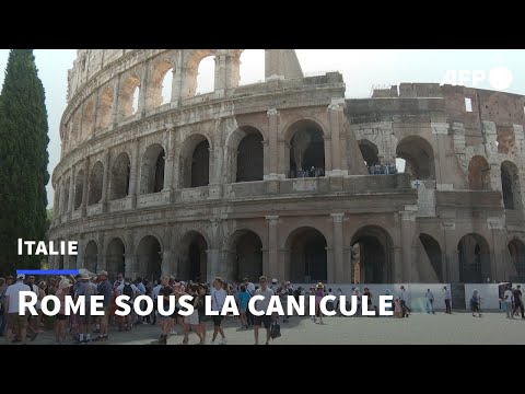 A Rome, la foule brave la canicule | AFP