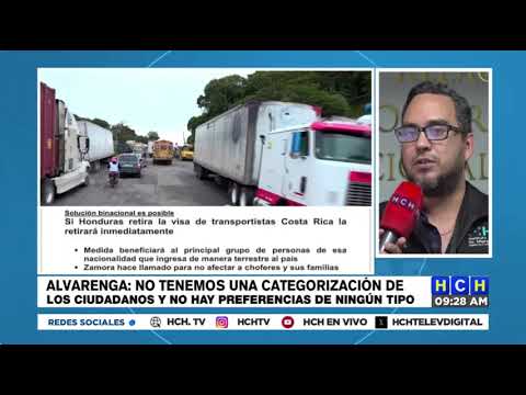 Traileros bloquean paso al transporte de carga en frontera Las Manos, con Nicaragua