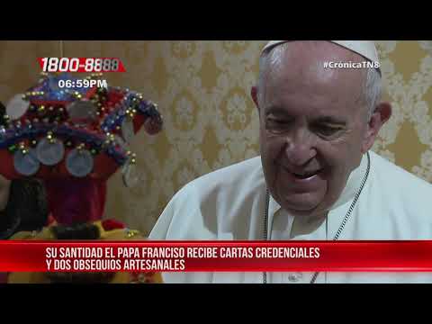 El Papa Francisco recibe cartas credenciales del Embajador de Nicaragua