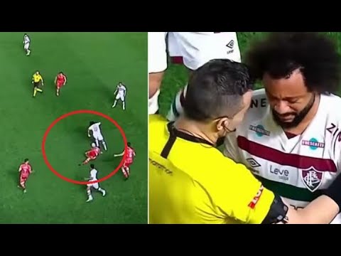 Marcelo rompe la gamba ad un avversario, scoppia in lacrime
