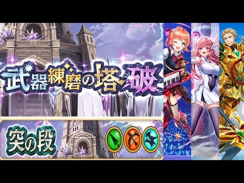 【白猫】突練磨の塔〈破〉ソロパーティ