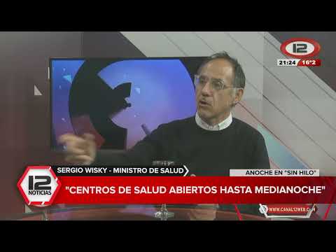 CHUBUT | El Ministro de Salud, Sergio Wisky presente en Sin Hilo por la pantalla de Canal 12