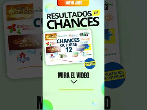 Resultado Chances del 12 de Octubre 2024 #shorts #resultado #chance #chancescolombia