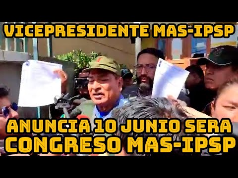 EQUIPO JURIDICO MAS-IPSP PRESENTA FECHA CONVOCATORIA CONGRESO MAS-IPSP ANTE TRIBUNAL ELECTORAL..