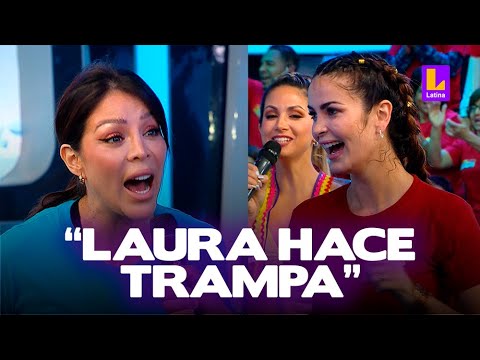 Sheyla Rojas tilda de tramposa a Laura Spoya en primera prueba de Sábados en Familia