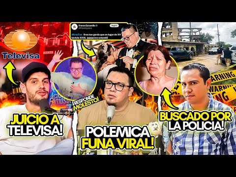 ADRIAN MARCELO demanda a TELEVISA!? FRANCO ESCAMILLA funado! DOÑA LETY declara! YOUTUBER huye!?