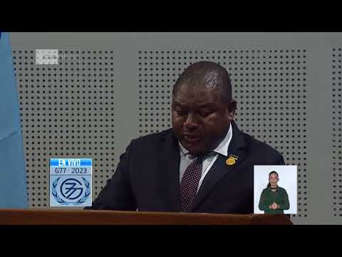 Presidente de Mozambique intervino en Cumbre de los 77 y China en Cuba