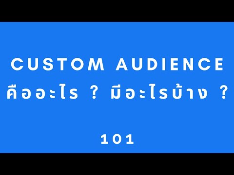 สอนยิงแอดFacebook:CustomAu