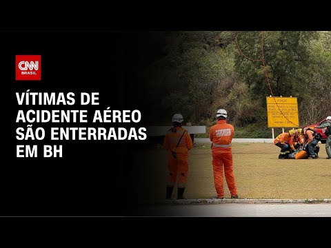 Vítimas de acidente aéreo são enterradas em BH | AGORA CNN