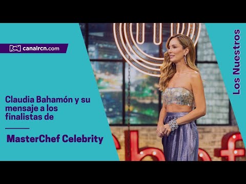 Claudia Bahamón se siente agradecida por estar en una temporada más de MasterChef Celebrity