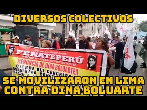 ASI FUE LAS PROTESTAS EN LA CAPITAL PERUANA DONDE RECHAZAN GOBIERNO DINA BOLUARTE..