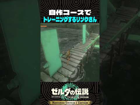 自作コースでトレーニングするリンクさん2【ゼルダの伝説 ティアキン】