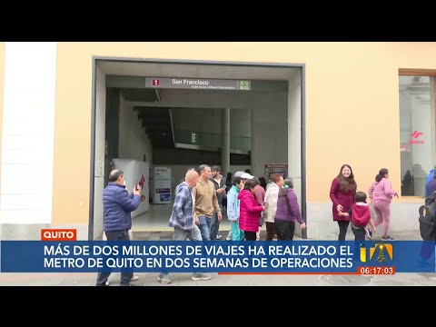 El Metro de Quito dinamiza la economía de la capital