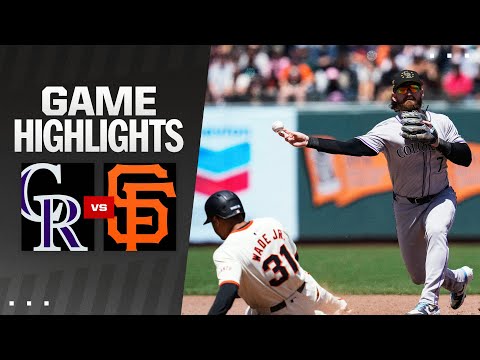 Rockies vs. Giants Game Highlights (5/19/24) | MLB Highlights