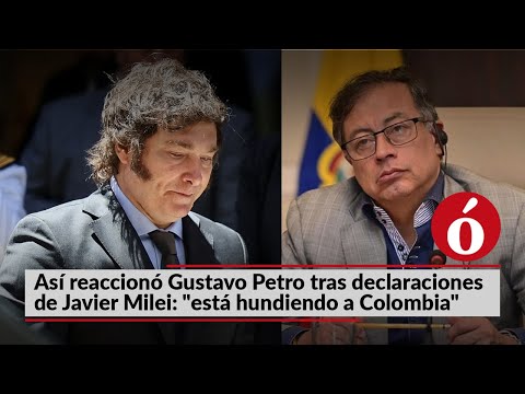 Así reaccionó Gustavo Petro tras fuertes declaraciones de Javier Milei: está hundiendo a Colombia