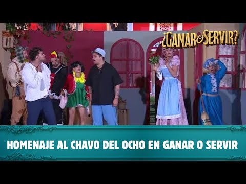 Mira el divertido sketch del Chavo del 8 realizado en la casona | ¿Ganar o Servir? | Canal 13