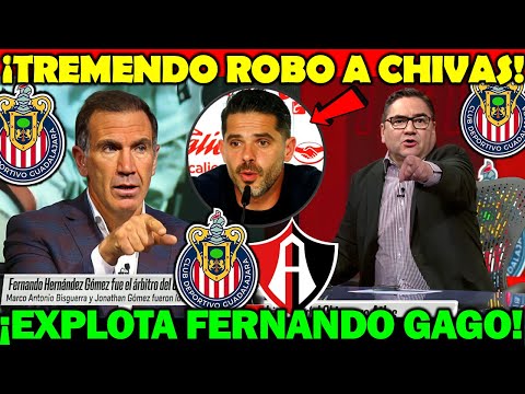 ¡Confirman TERRIBLE ROB0 a Chivas Ante Atlas! | Fernando Gago EXPL0TA en Conferencia | ANÁLISIS