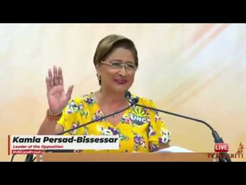 OPPOSITION LEADER KAMLA PERSAD-BISSESSAR CALLED FOR REMOVAL OF ATTORNEY GENERAL REGINALD ARMOUR S.C.