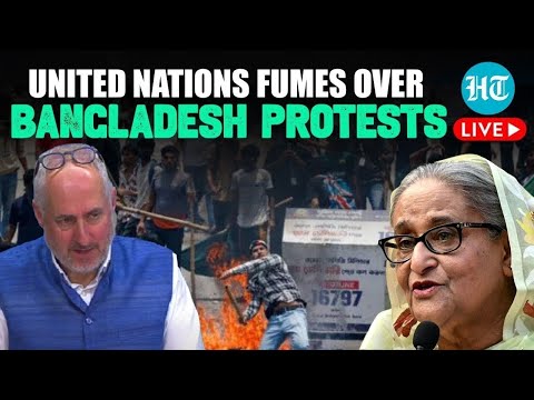 LIVE:United Nations Attacks Bangladesh For Deploying UN-Marked Vehicles During Riots |Sheikh Hasina