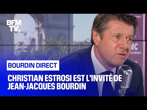Christian Estrosi face à Jean-Jacques Bourdin en direct