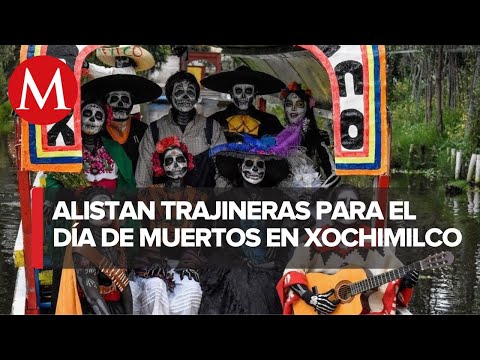 Embarcaderos de Xochimilco en CdMx se alistan para espectáculos del Día de Muertos