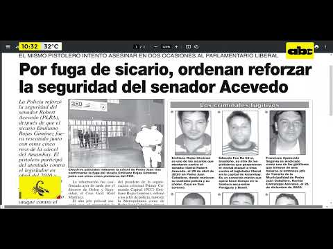 Cae en Brasil miembro del PCC que intentó matar a senador paraguayo en 2010