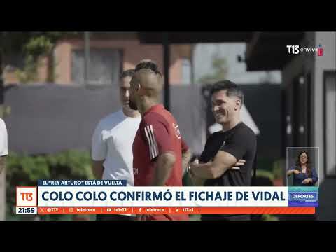 Colo Colo confirmó el fichaje de Vidal