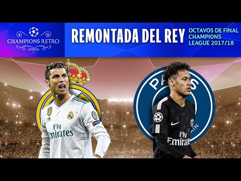 REAL MADRID VS. PSG | PARTIDO COMPLETO | OCTAVOS | CHAMPIONS 2017/18 | CHAMPIONS RETRO